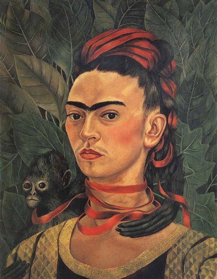 Frida Kahlo painting